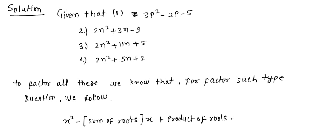 Algebra homework question answer, step 1, image 1